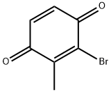 2,5-Cyclohexadiene-1,4-dione, 2-bromo-3-methyl- Struktur