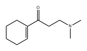 1-Propanone, 1-(1-cyclohexen-1-yl)-3-(dimethylamino)- Struktur