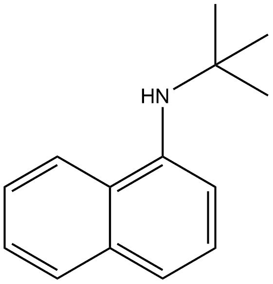 N-tert-butylnaphthalen-1-amine Struktur