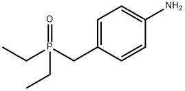 Benzenamine, 4-[(diethylphosphinyl)methyl]- Struktur