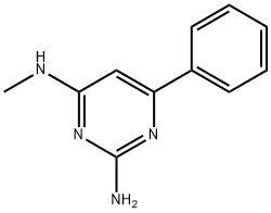 2,4-Pyrimidinediamine, N4-methyl-6-phenyl- Struktur