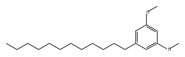 Benzene, 1-dodecyl-3,5-dimethoxy- Struktur