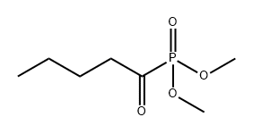 Phosphonic acid, P-(1-oxopentyl)-, dimethyl ester