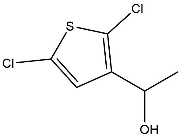 3-Thiophenemethanol, 2,5-dichloro-α-methyl- Struktur