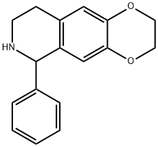 6-Phenyl-2,3,6,7,8,9-hexahydro[1,4]dioxino[2,3-g]isoquinoline Struktur