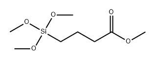 Butanoic acid, 4-(trimethoxysilyl)-, methyl ester Struktur