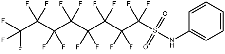 1-Octanesulfonamide, 1,1,2,2,3,3,4,4,5,5,6,6,7,7,8,8,8-heptadecafluoro-N-phenyl-, 559-05-7, 結(jié)構(gòu)式