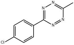 1,2,4,5-Tetrazine, 3-(4-chlorophenyl)-6-methyl- Struktur