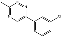 1,2,4,5-Tetrazine, 3-(3-chlorophenyl)-6-methyl- Struktur