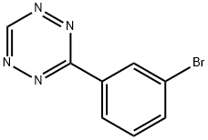 3-(3-bromo-phenyl)-[1,2,4,5]tetrazine Struktur