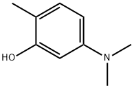 Phenol, 5-(dimethylamino)-2-methyl- Struktur