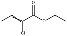 2-Butenoic acid, 2-chloro-, ethyl ester Struktur