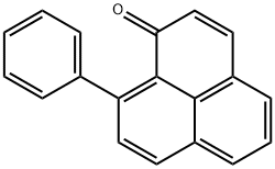 1H-Phenalen-1-one, 9-phenyl- Struktur