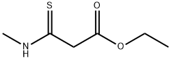 Propanoic acid, 3-(methylamino)-3-thioxo-, ethyl ester Struktur