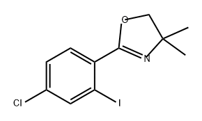 Oxazole, 2-(4-chloro-2-iodophenyl)-4,5-dihydro-4,4-dimethyl-