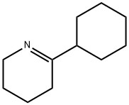 6-Cyclohexyl-2,3,4,5-tetrahydro-pyridine Struktur