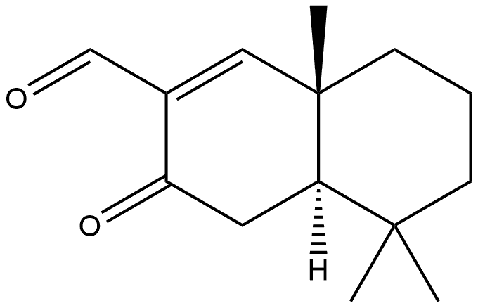 2-Naphthalenecarboxaldehyde, 3,4,4a,5,6,7,8,8a-octahydro-5,5,8a-trimethyl-3-oxo-, (4aR,8aS)-rel-