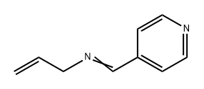 2-Propen-1-amine, N-(4-pyridinylmethylene)- Struktur