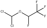 Ethane, 2-(dichloromethoxy)-1,1,1,2-tetrafluoro- Struktur