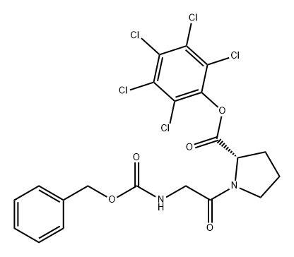 L-Proline, 1-[N-[(phenylmethoxy)carbonyl]glycyl]-, pentachlorophenyl ester (9CI)