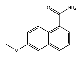 1-Naphthalenecarboxamide, 6-methoxy- Struktur