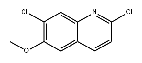 Quinoline, 2,7-dichloro-6-methoxy- Struktur