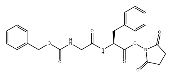 2,5-Pyrrolidinedione, 1-[[N-[N-[(phenylmethoxy)carbonyl]glycyl]-L-phenylalanyl]oxy]- (9CI) Struktur