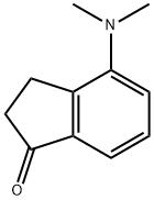 1H-Inden-1-one, 4-(dimethylamino)-2,3-dihydro- Struktur