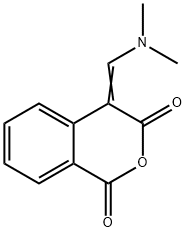 1H-2-Benzopyran-1,3(4H)-dione, 4-[(dimethylamino)methylene]- Struktur