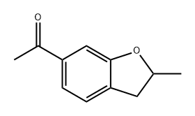 Ethanone, 1-(2,3-dihydro-2-methyl-6-benzofuranyl)- Struktur