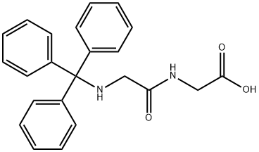 Glycine, N-(triphenylmethyl)glycyl- Struktur