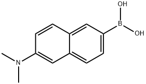 Boronic acid, B-[6-(dimethylamino)-2-naphthalenyl]- Struktur