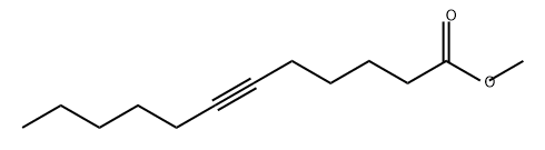 6-Dodecynoic acid methyl ester Struktur