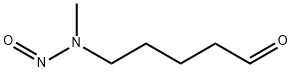 Pentanal, 5-(methylnitrosoamino)- Struktur