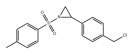 Aziridine, 2-[4-(chloromethyl)phenyl]-1-[(4-methylphenyl)sulfonyl]- Struktur