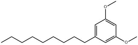 Benzene, 1,3-dimethoxy-5-nonyl- Struktur