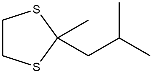 1,3-Dithiolane, 2-methyl-2-(2-methylpropyl)-