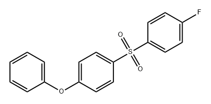 Benzene, 1-[(4-fluorophenyl)sulfonyl]-4-phenoxy- Struktur