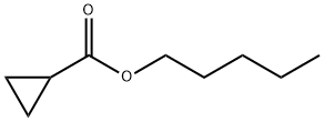 Cyclopropanecarboxylic acid pentyl ester Struktur