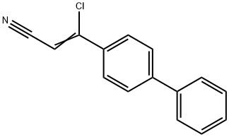 2-Propenenitrile, 3-[1,1'-biphenyl]-4-yl-3-chloro-