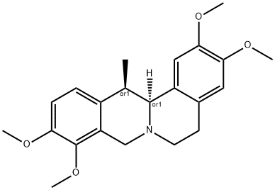 6H-Dibenzo[a,g]quinolizine,5,8,13,13a-tetrahydro-2,3,9,10-tetramethoxy-13-methyl-, (13R,13aS)-rel-