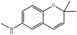 2H-1-Benzopyran-6-amine, N,2,2-trimethyl- Struktur