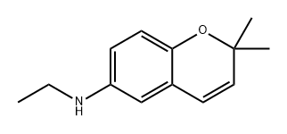 2H-1-Benzopyran-6-amine, N-ethyl-2,2-dimethyl- Struktur