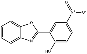 Phenol, 2-(2-benzoxazolyl)-4-nitro- Struktur