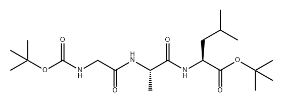 L-Leucine, N-[N-[N-[(1,1-dimethylethoxy)carbonyl]glycyl]-L-alanyl]-, 1,1-dimethylethyl ester (9CI)