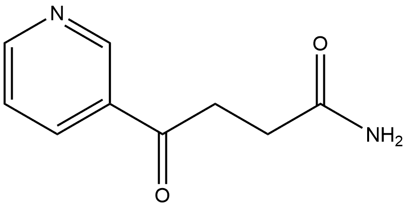 γ-Oxo-3-pyridinebutanamide Struktur