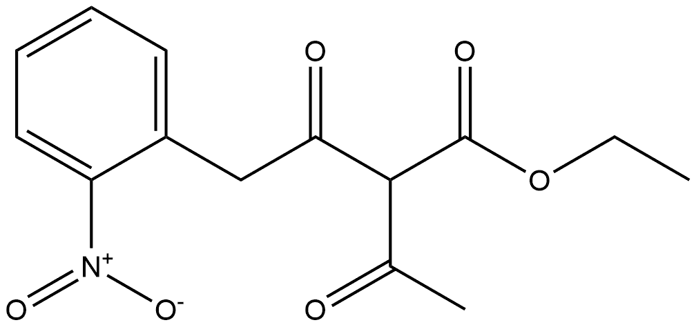 Benzenebutanoic acid, α-acetyl-2-nitro-β-oxo-, ethyl ester