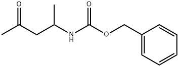 Carbamic acid, N-(1-methyl-3-oxobutyl)-, phenylmethyl ester Struktur