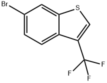 6-Bromo-3-(trifluoromethyl)benzo[b]thiophene Struktur