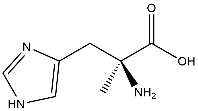 (2S)-2-amino-3-(1H-imidazol-4-yl)-2-Methylpropanoic acid Struktur